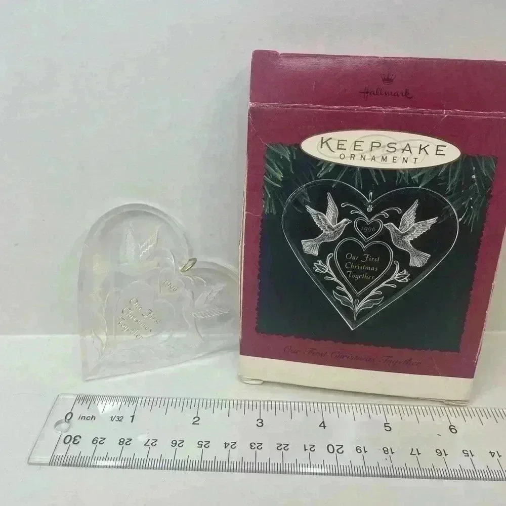 Keepsake Ornament our first Christmas together 1996